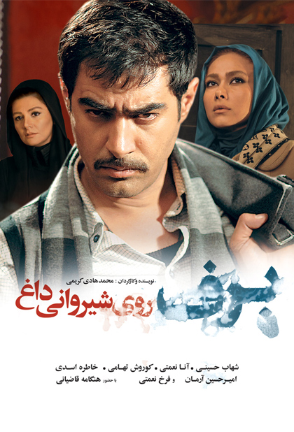 برف روی شیروانی داغ