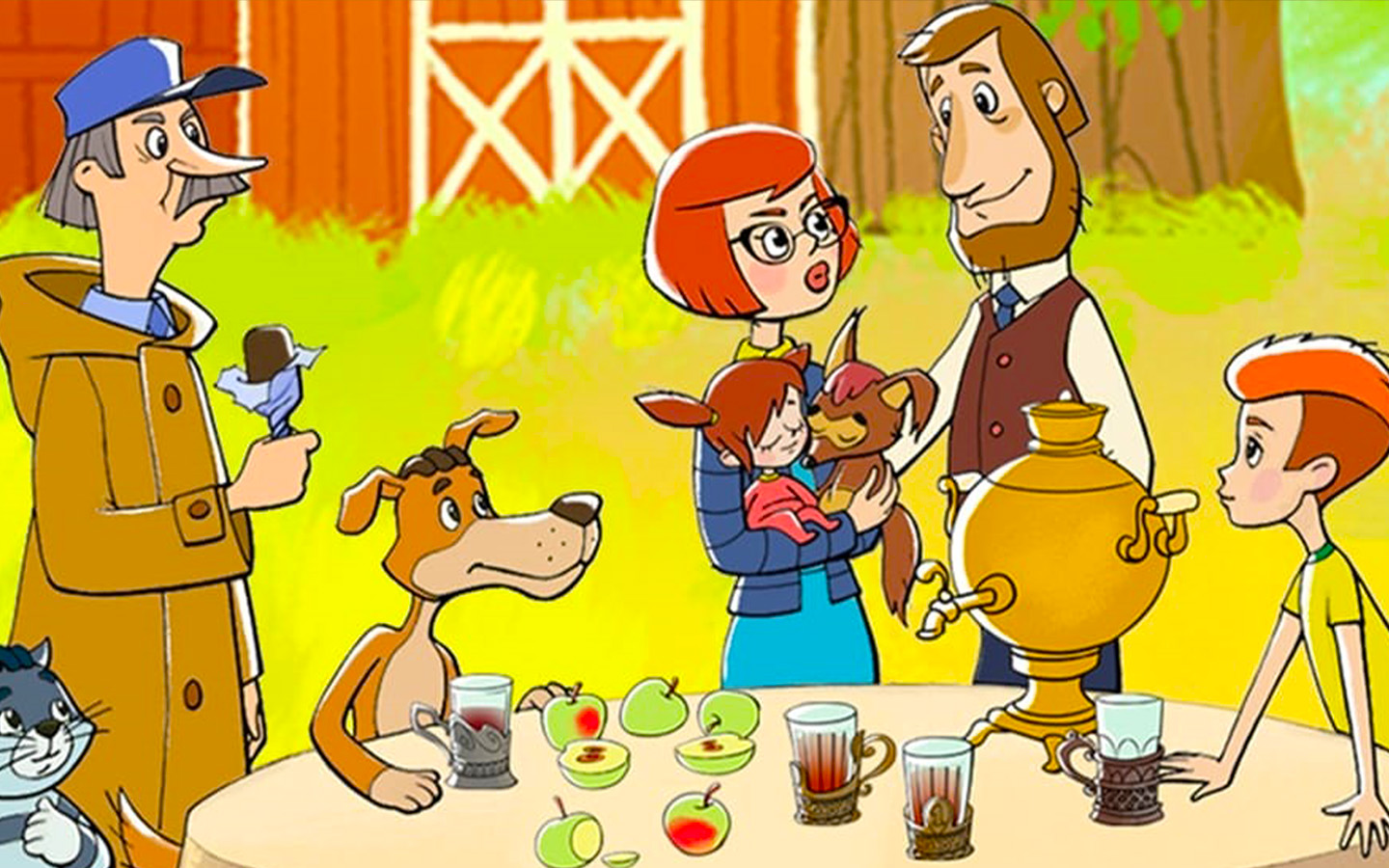آقای تئو، گربه و سگ
